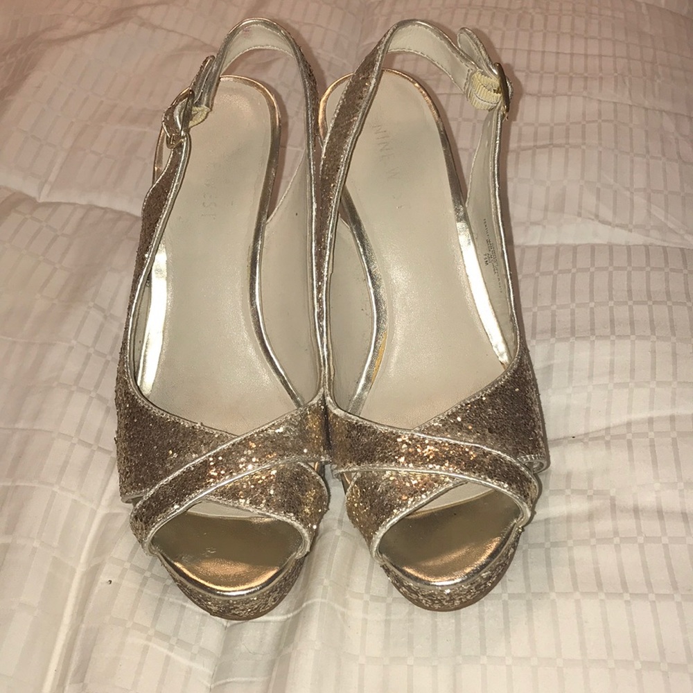Gold heels